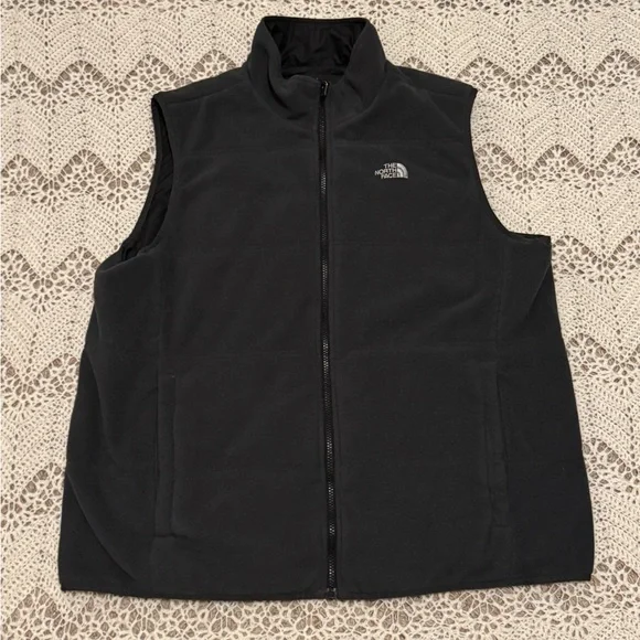 The North Face Men's Black Reversible Vest Size XL Wind & Water Resistant - Picture 5 of 9